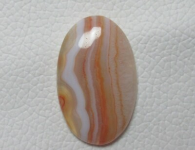 #ad Orange Banded Agate Cabochon Oval 32.50 Cts loose Gemstone H 3904