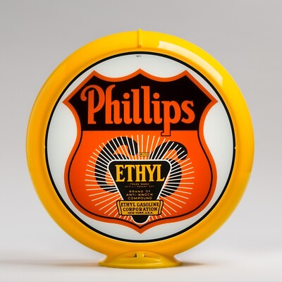 #ad #ad Phillips 66 Ethyl Sunburst 13.5quot; in Yellow Plastic Body G158 FREE US SHIPPING