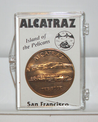 #ad Alcatraz “The Rock” San Francisco The California Series Commemorative Coin Used