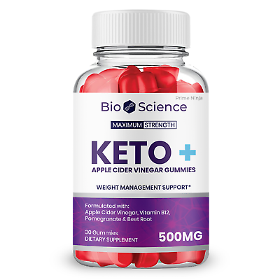 1 Pack Bio Science Keto ACV Gummies Original BioScience Weight Loss Support