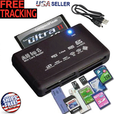Memory Card Reader Mini 26 IN 1 USB 2.0 High Speed For CF xD SD MS SDHC