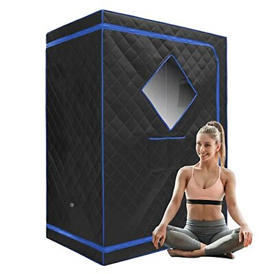 #ad Full Size Sauna Tent Portable 1 or 2 Person Full Body Home Spa for Relaxatio...