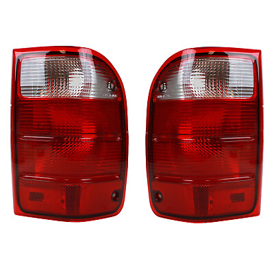 #ad PAIR OF TAIL LIGHTS FITS FORD RANGER XLT XL FX4 2005 1L5Z13405BA FO2800156