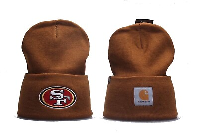 #ad Carhartt #x27;47 NFL Tonal Cuff San Francisco 49ers Winter Knit Hat Beanie OSFA NWT