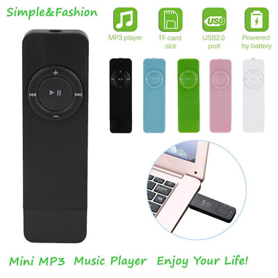 Mini USB MP3 Player Support Micro SD TF Card Sport Music Media Built in Speaker