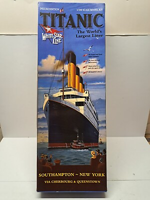 #ad Minicraft 1 350 Titanic Model Kit Deluxe Edition #11315 White Star Line NEW NIP