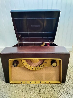 Antique Phonograph Radio 1954 Admiral Model 5D32