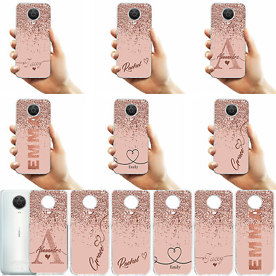 Case For Nokia G300 C200 G50 X100 8.3 C2 2nd Personalised Bling Gel Phone Cover