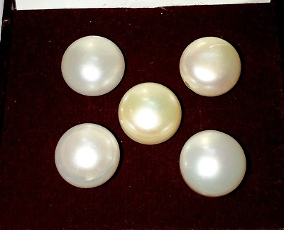 #ad Natural Pearl 48 Crt Calibrated Cultured Loose Fresh Water White Gemstone Lot