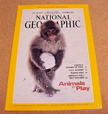 #ad National Geographic December 1994 Hwy of Steel CSS Alabama Buenos Aires Whiteman