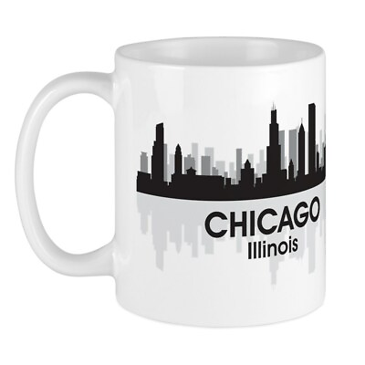 #ad CafePress Chicago Skyline Mug 11 oz Ceramic Mug 664063648