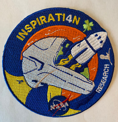 ORIGINAL SAINT JUDE INSPIR4TION FUNDRAISER Crew 2 MISSION 3.5” DM 2 NASA SPACEX