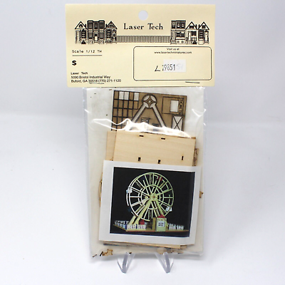 #ad #ad Ferris Wheel Laser Tech 1 144 Scale Dollhouse Kit Carnival Circus Fair