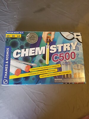 #ad Thames amp; Kosmos Chemistry Chem C500 Science Kit SEALED 28 Guided Experiments