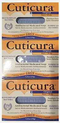 #ad Cuticura Soap LARGE 5.25 oz Bar 3 pack