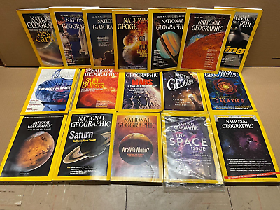 #ad 8 National Geographic Magazines Random Lot 1980#x27;s 2010#x27;s No Duplicates