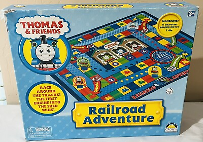 #ad Thomas amp; Friends Railroad Adventure Kids Board Game Ages 3 **complete**