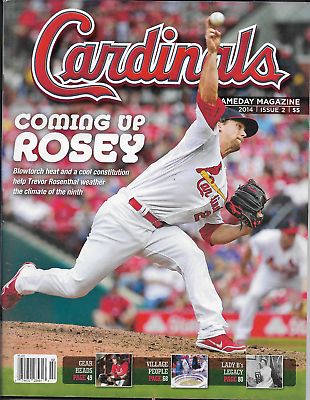 #ad St. Louis Cardinals Gameday Magazine 2014 Issue # 2 Trevor Rosenthal