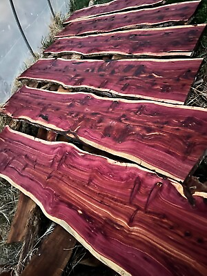 #ad Aromatic Red Cedar Slabs Kiln Dried Flattened Planed Various Sizes