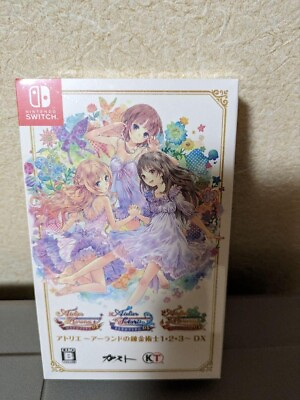 #ad Nintendo Switch Limited Design Atelier Alchemist Of Arland 1 2 3 DX Used Japan