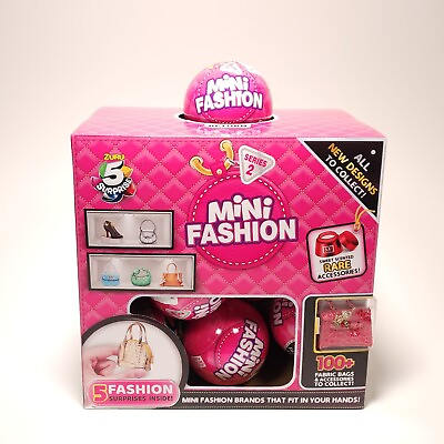 #ad Mini Fashion 1 Ball Series 2 Fabric Bag Purse Accessories Barbie Zuru 5 Surprise