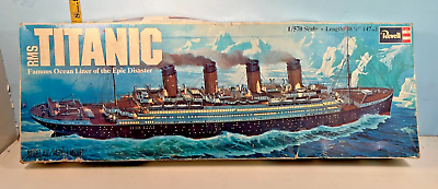 #ad 1 570 Revell RMS Titanic British Royal Liner Epic Disaster Model Ship