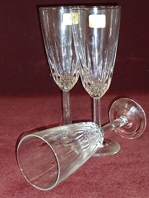 #ad #ad Crystal Luminarc Champagne Wine Fluted Glasses 3 6 3 4 inches tall Nice