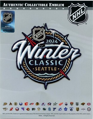 #ad 2024 WINTER CLASSIC JERSEY PATCH KRAKEN KNIGHTS NHL STANLEY CUP FINAL GAME STYLE