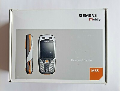 Siemens M65 Mobile Phone Box only Empty. For old phones collectors.