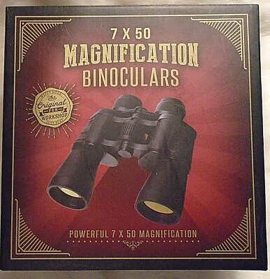 #ad Binoculars 7 X 50 Magnification The Original Fun Work Shop Brand New