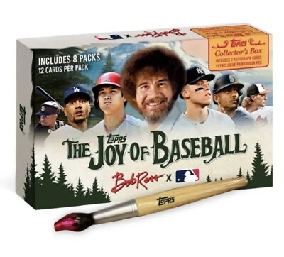 #ad 2023 Topps X Bob Ross The Joy of Baseball #1 100 You choose the card M