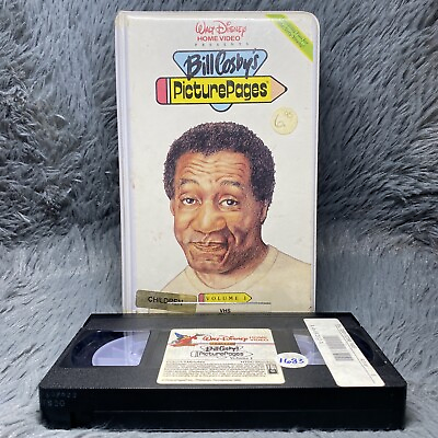 #ad Bill Cosby#x27;s Picture Pages Volume 1 VHS White Clamshell Walt Disney Home Video