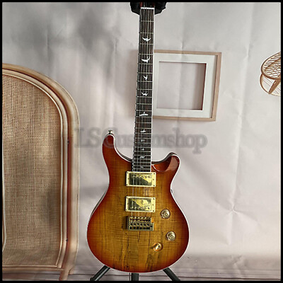 #ad Custom Vintage Sunburst PRS Electric Guitar Spalted Maple Top Solid Body Tremolo