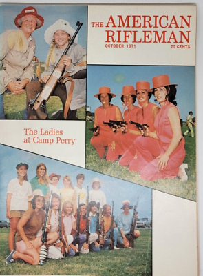 The American Rifleman Magazine October 1972 Vintage