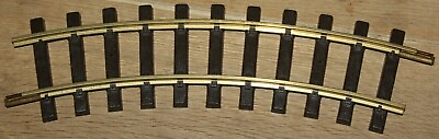 SIX SECTIONS of LGB Brass Rail 11000 1100 CURVED TRACK VG Cond G Gauge