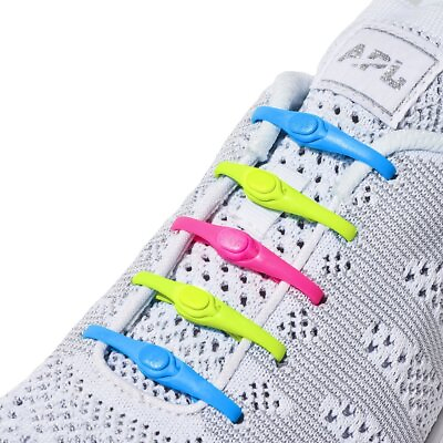 #ad HICKIES Tie Free Laces No Tie Shoe Laces for Adults Tieless Elastic for