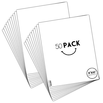 #ad 10 25 50 100 Pack 8x10 White Backing Boards for Art Prints Photos Prints