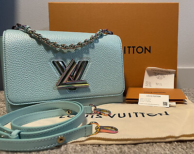 NEW Louis Vuitton Twist MM in Turquoise Stardust Collection