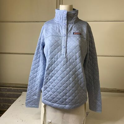 #ad VINEYARD VINES Quilted Dreamcloth Shep Women#x27;s Size XL Calm Water