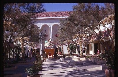 #ad Glendale Fashion Center California 1960s 35mm Slide Kodachrome Christmas