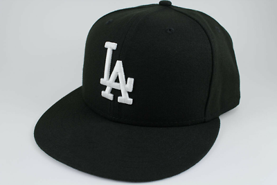 #ad #ad NEW 2023 LA Dodgers Fitted hat Black with white LA Logo Different sizes