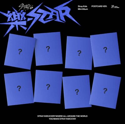 #ad PRE ORDER STRAY KIDS 樂 STAR ROCK STAR 8th Mini Album POSTCARD Ver Tracking