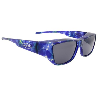 #ad Jonathan Paul Maui Blue Fitover Sunglasses with Polarvue Grey Lenses