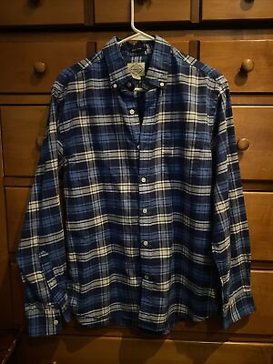 #ad #ad St. John’s Bay Easy Care Button Down Quality Shirt Blue Mens M x3