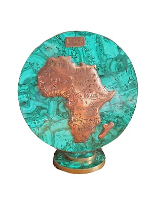 Africa Malachite Copper And Brass Art