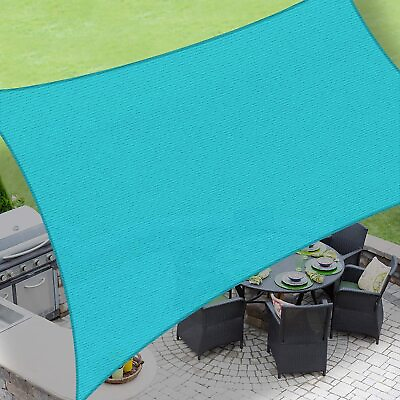 #ad Sun Shade Sail Canopy Rectangle Sand Uv Block Sunshade For Backyard Deck Outdoor