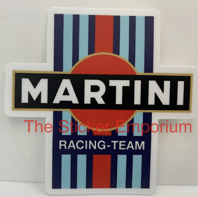 Martini Racing Team Decal Sticker Rally Lancia Formula One Car Decal
