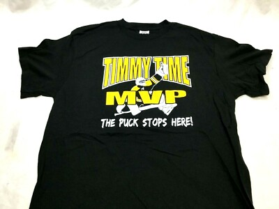 Boston Player Tim Thomas Theme T Shirt Size XLarge Bruins NHL Hall of Fame