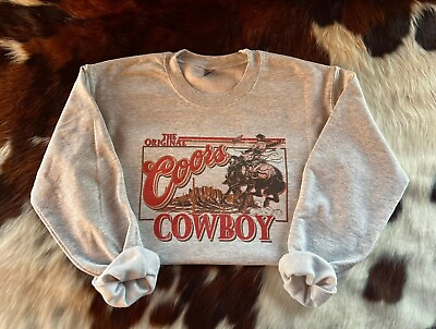 #ad #ad Coors Cowboy Sweatshirt
