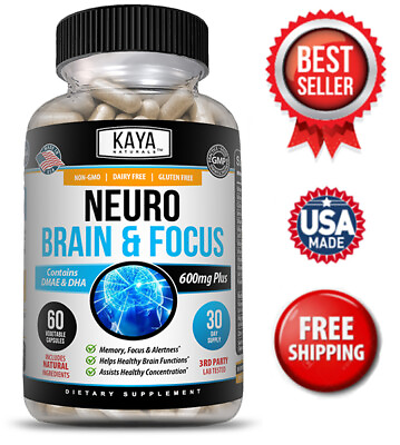 #ad Brain Health amp; Memory Booster Focus Function Clarity Nootropic Supplement